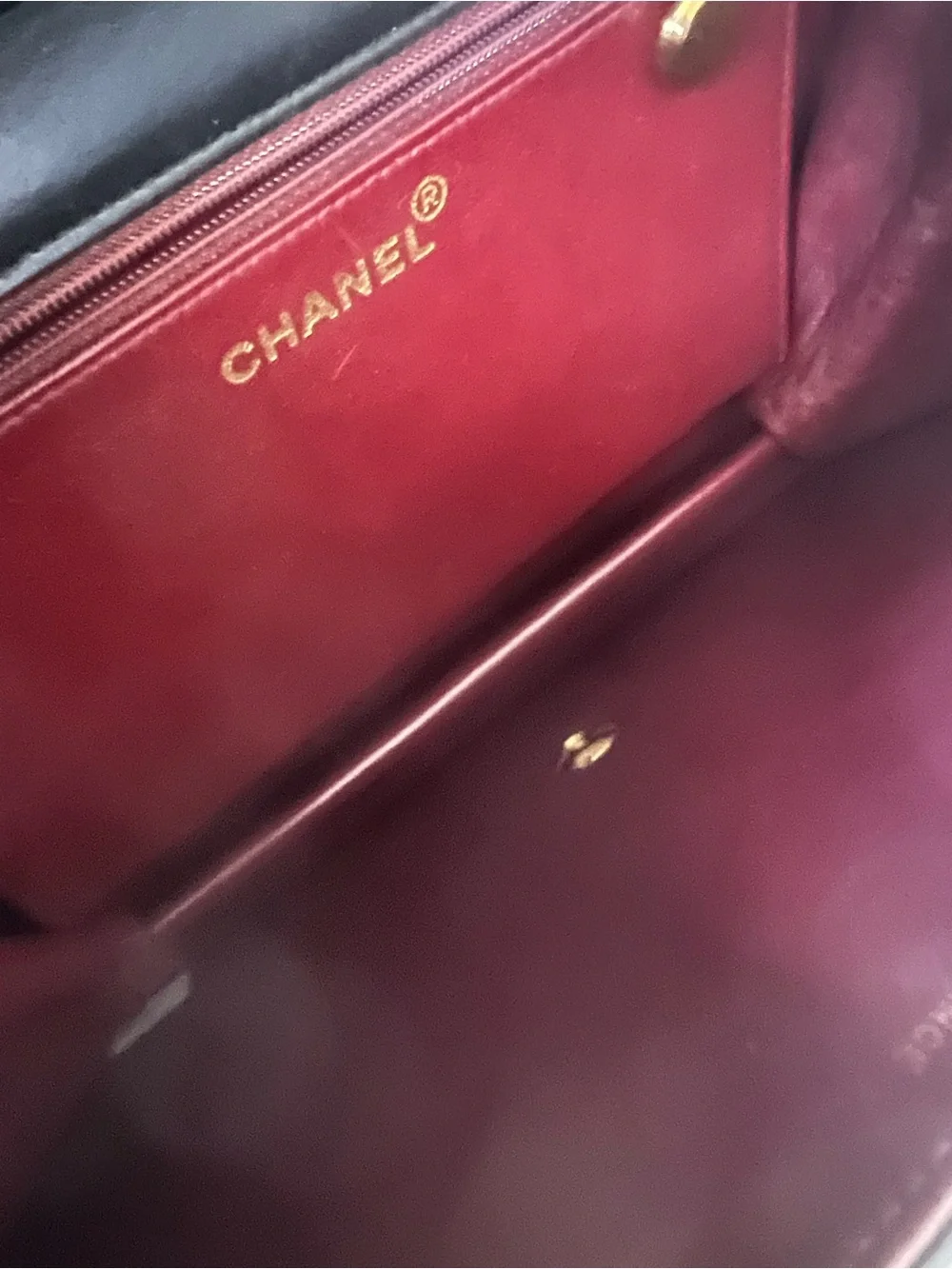 Chanel vintage Quilted Lambskin Flap Bag 24k gold plated hardware